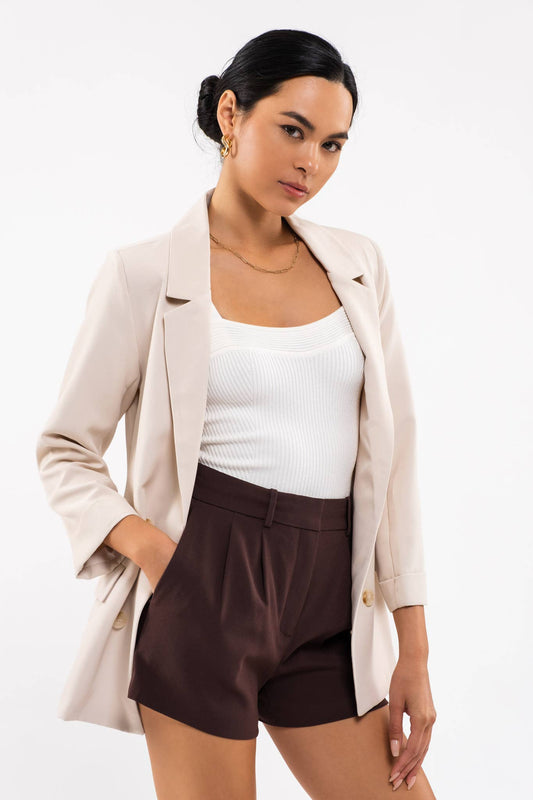 Brandi Folded Sleeve Blazer