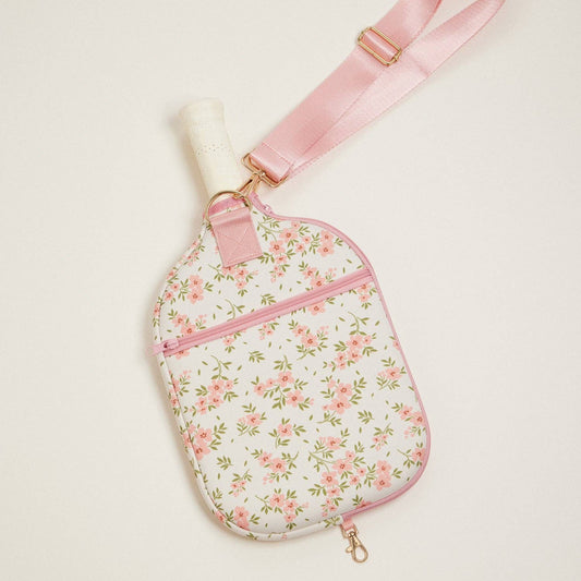 Floral Neoprene Pickleball Paddle Bag