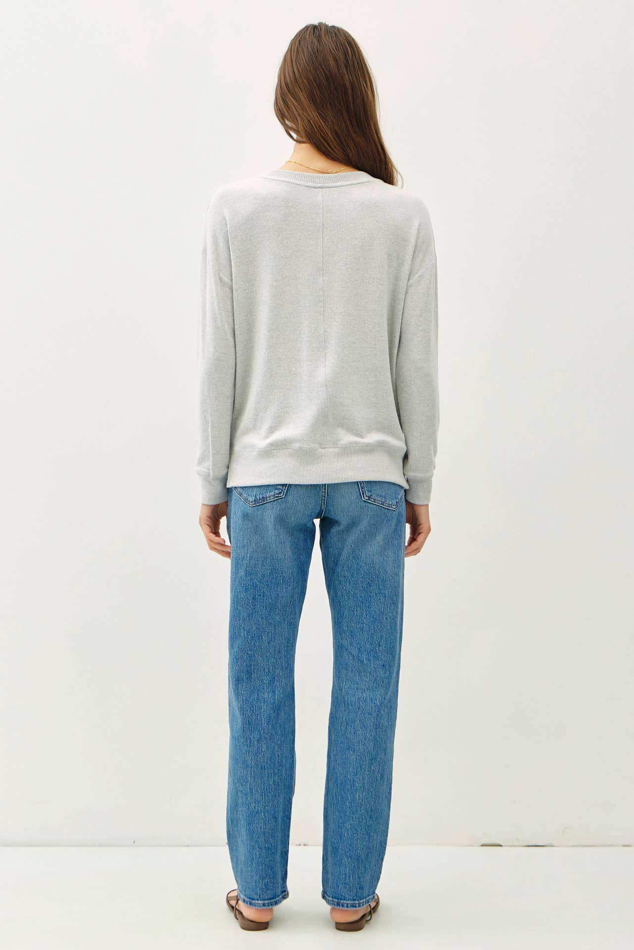 Buttery Hacci Brushed Pullover Knit Top