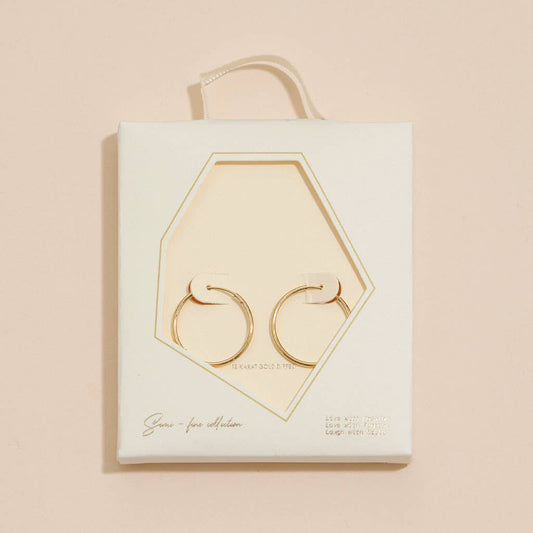 Simple Hoop Earrings