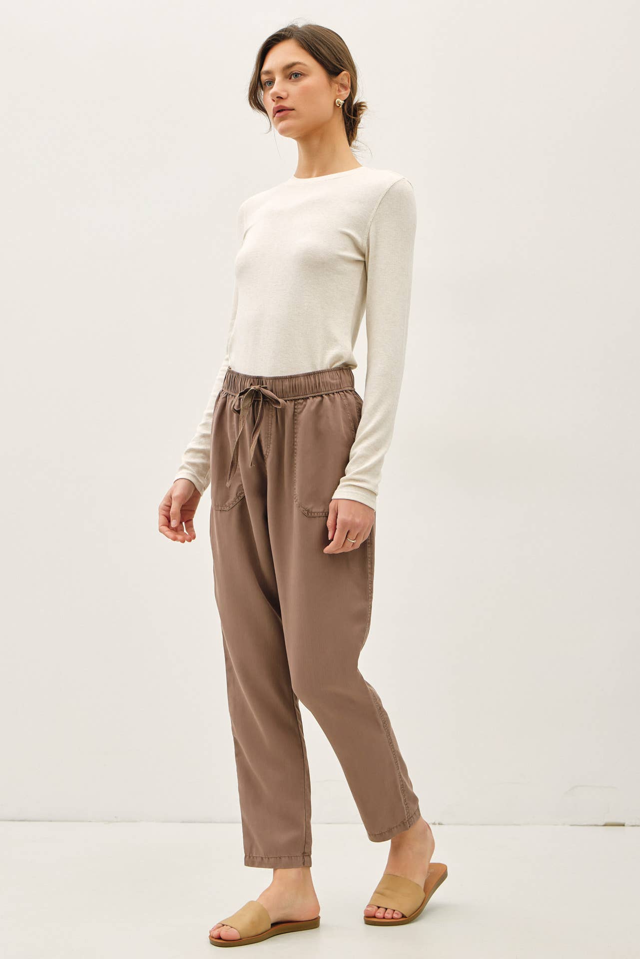 Tencel Tapered Pants