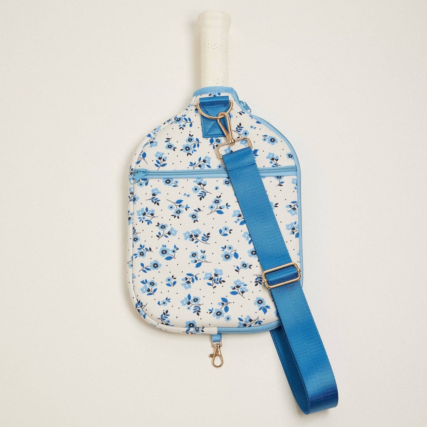Floral Neoprene Pickleball Paddle Bag