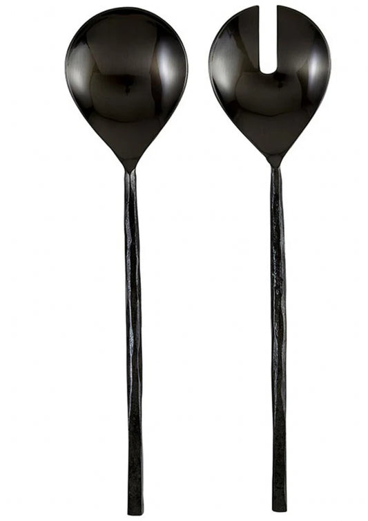 Matte Black Salad Set