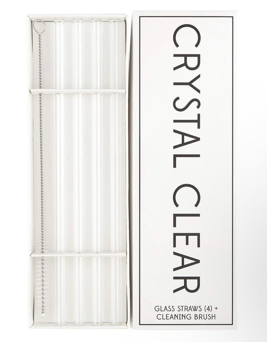 Crystal Clear Straw Set