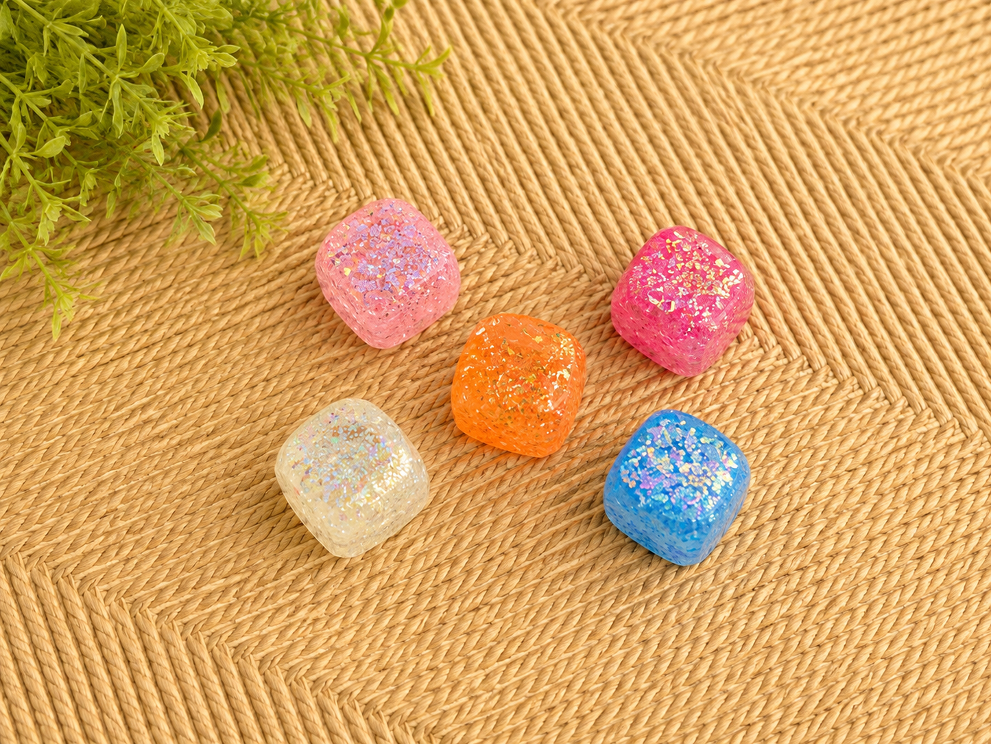 Glitter Cube Squishy