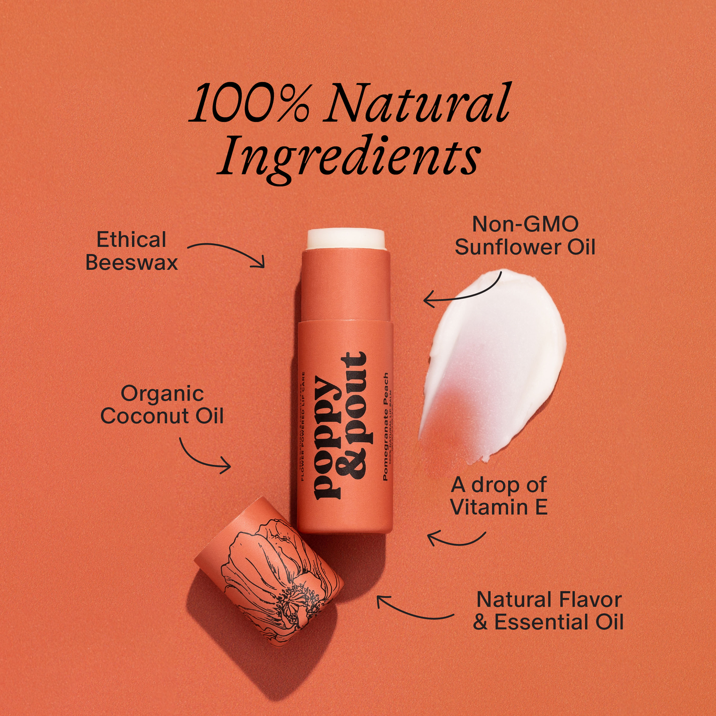 Poppy and Pout Lip Balm