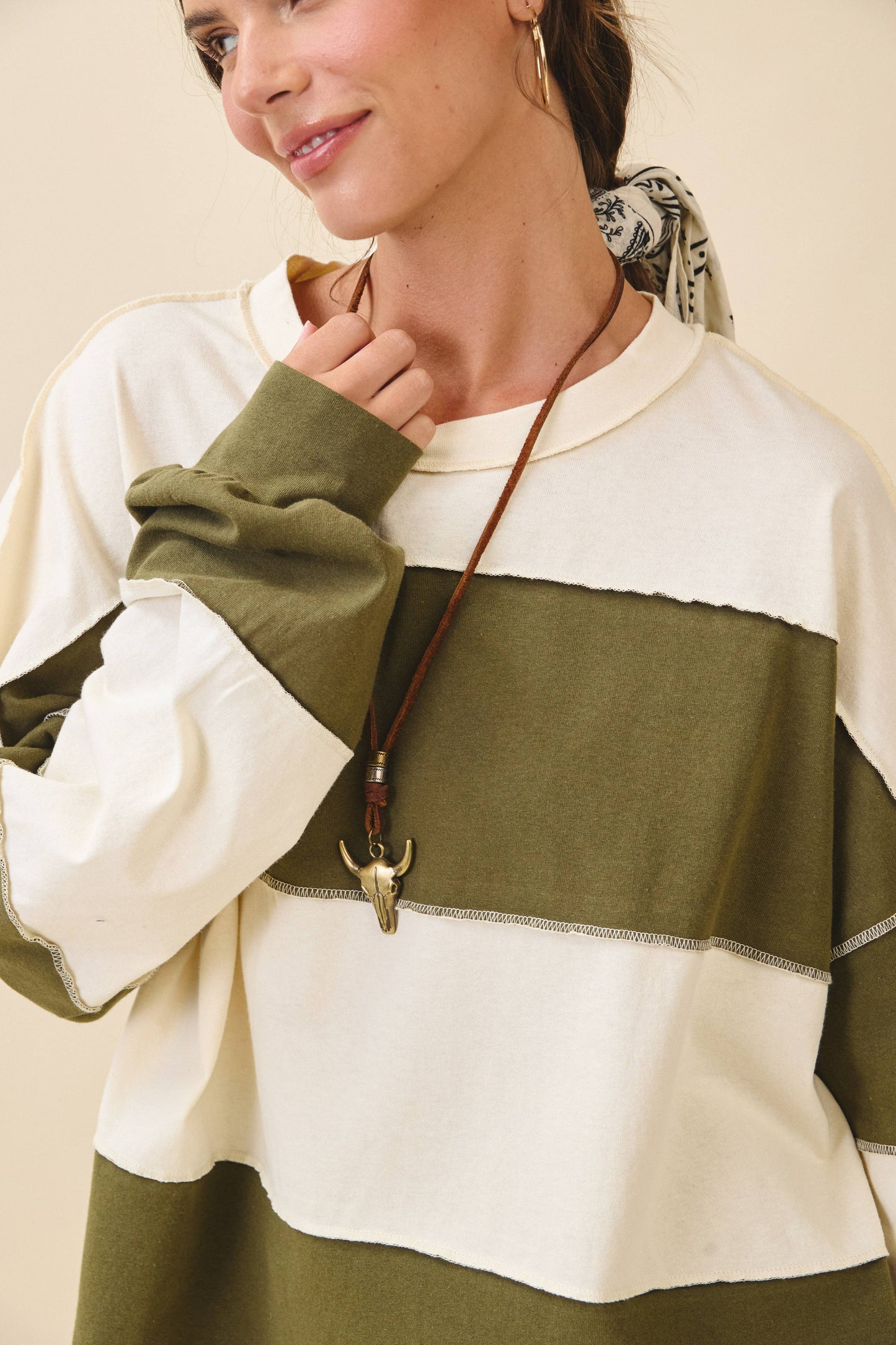 Long Sleeve Slouchy Top