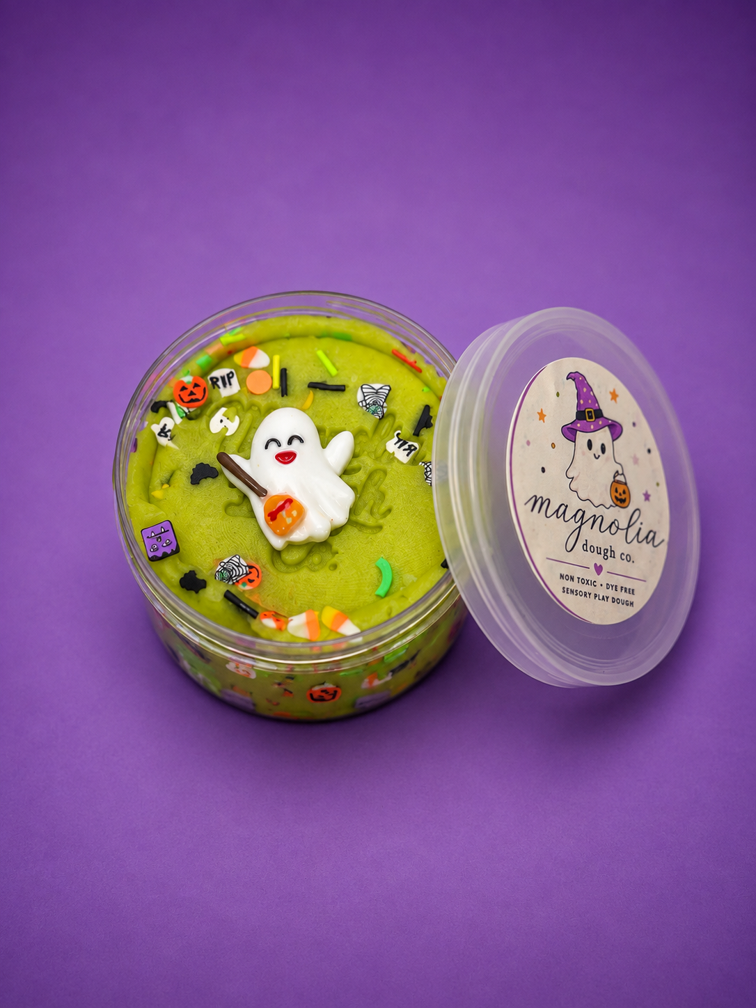 Mini Halloween Sensory Play Dough Jar | Non-Toxic