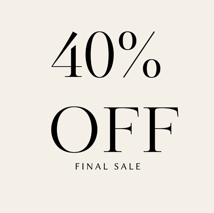 40% Off Sale
