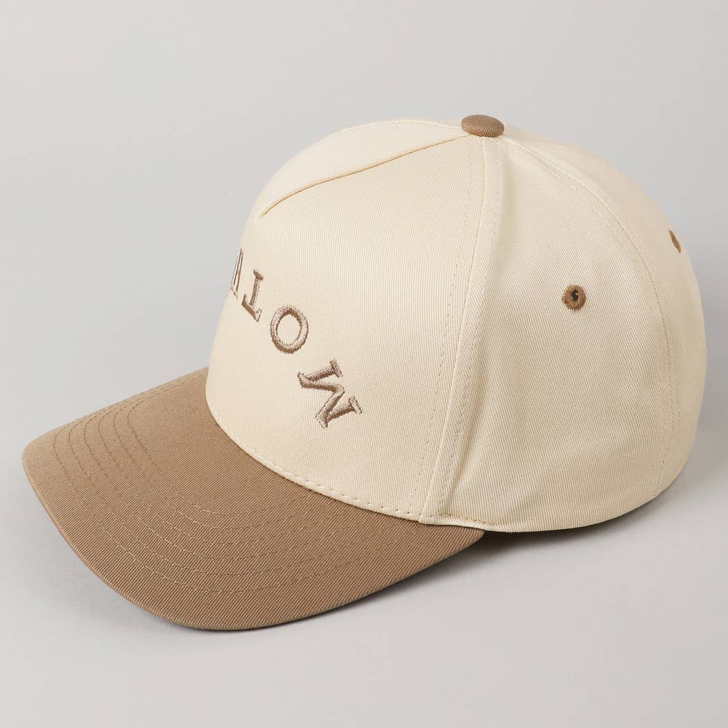 MOTHER Upside Down Lettering Embroidered Cap