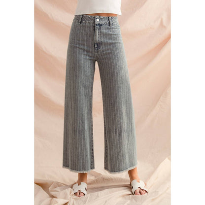 Lucy Stripe Denim Pants