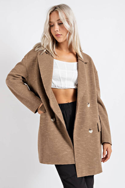 Double Breasted Midi Coat