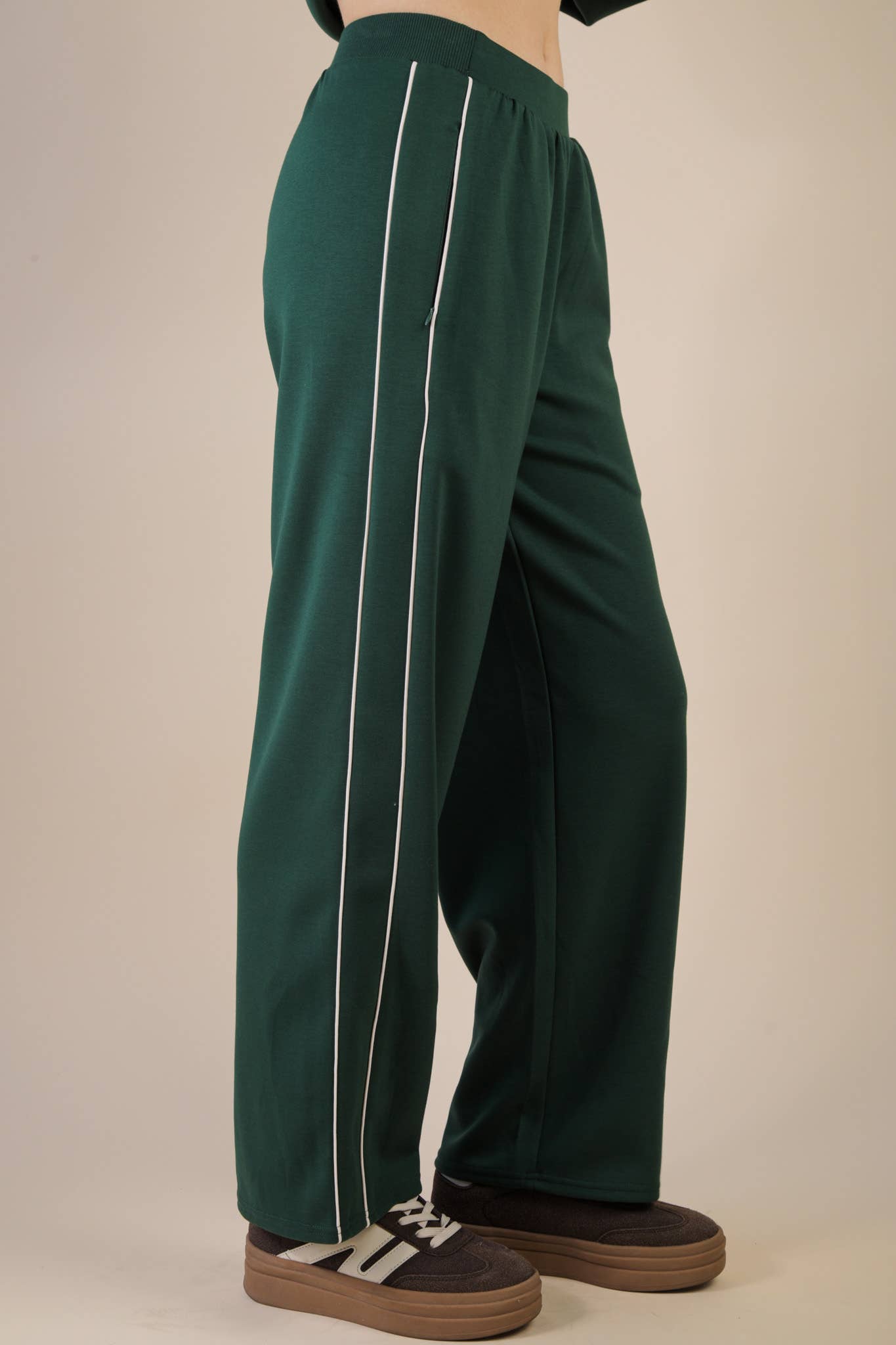 Wide Leg Knit Comfy Casual Sweat Pants
