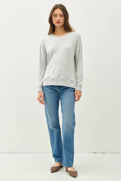 Buttery Hacci Brushed Pullover Knit Top