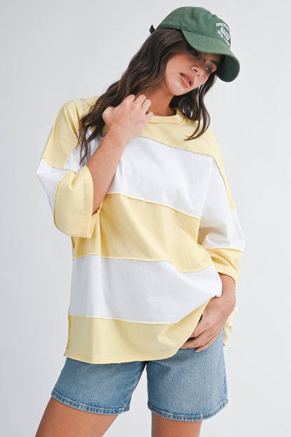 Polly Color Block Top