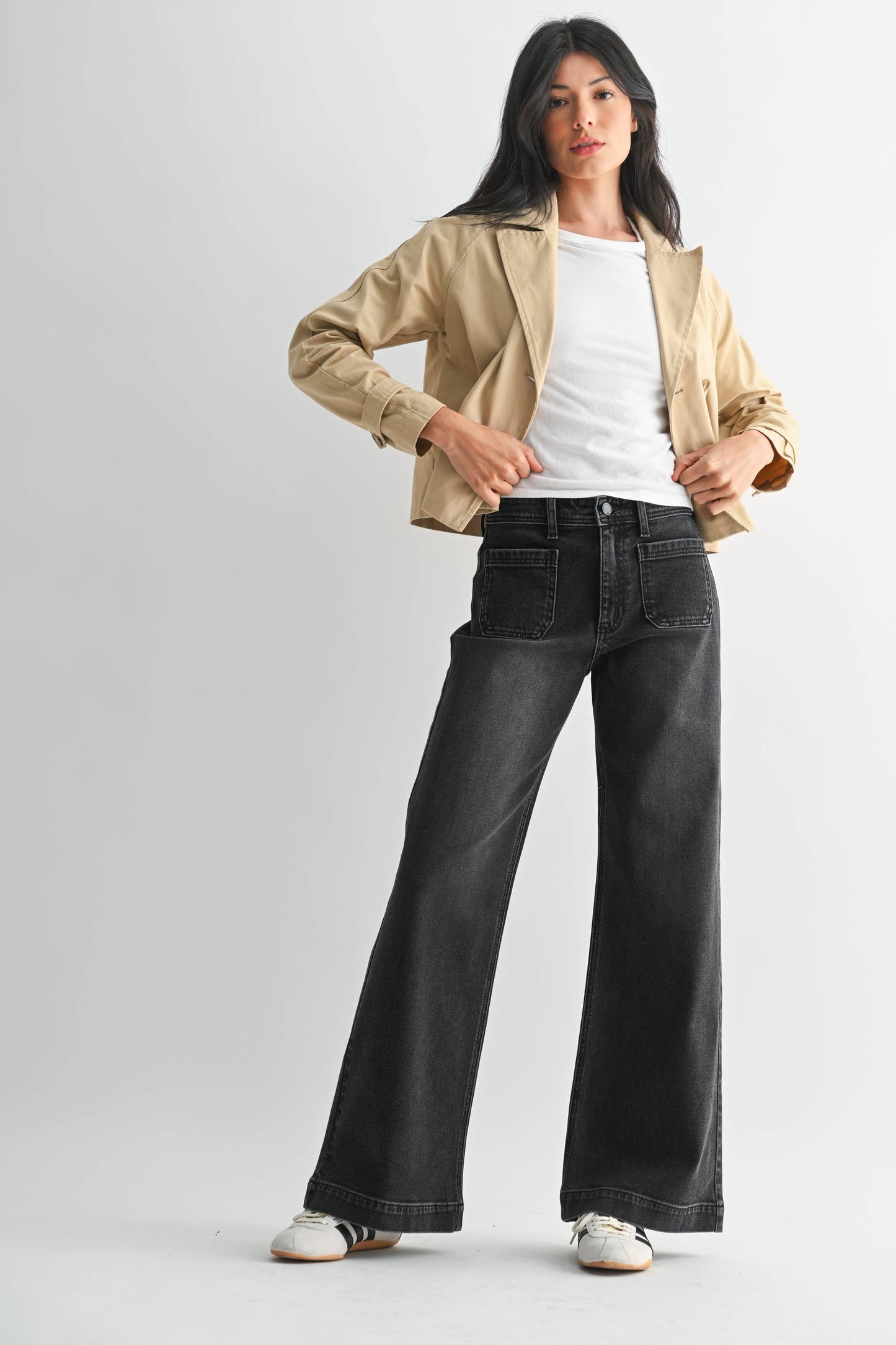Micro Patch Pocket Wide Leg