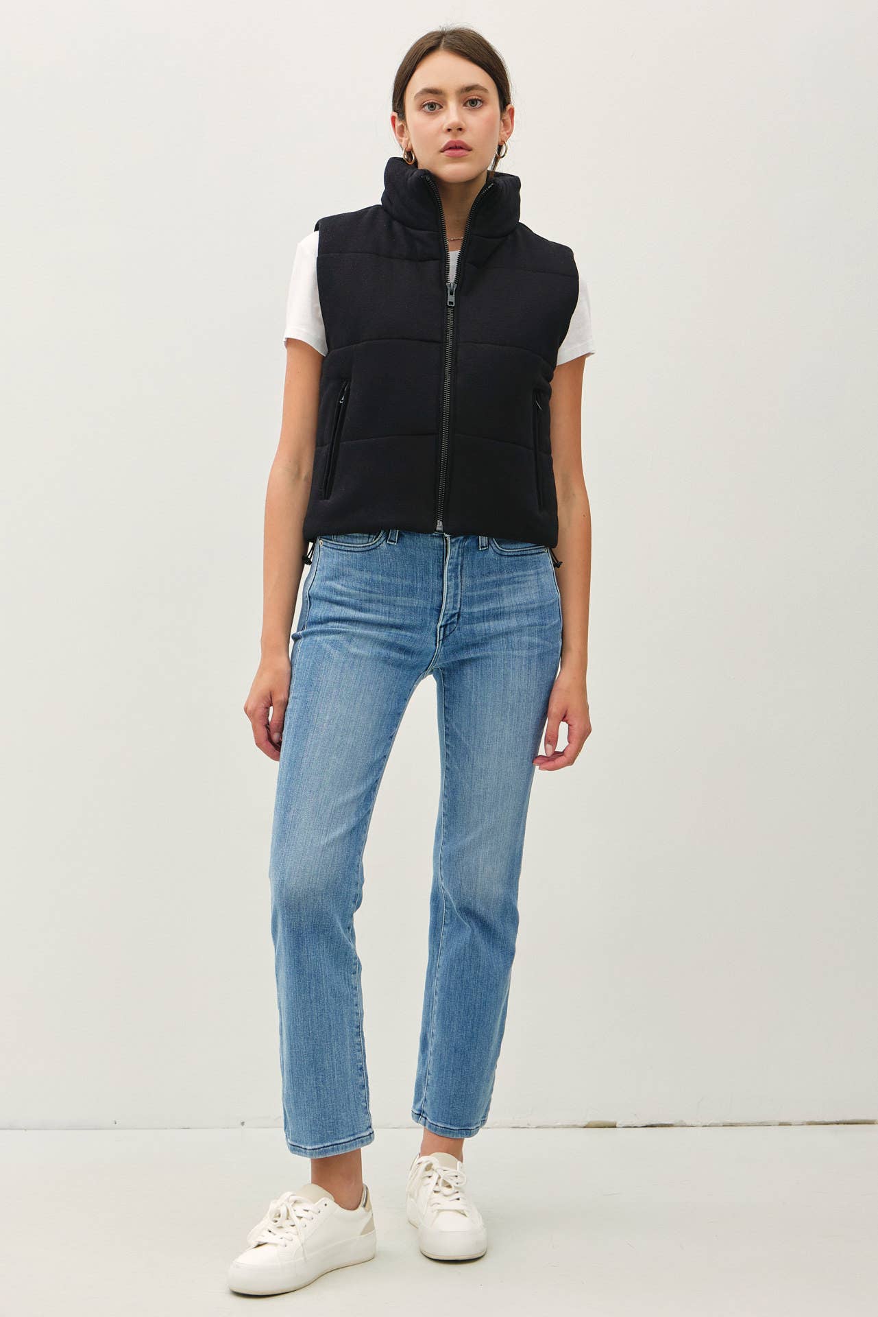Puffer Vest With Zipper