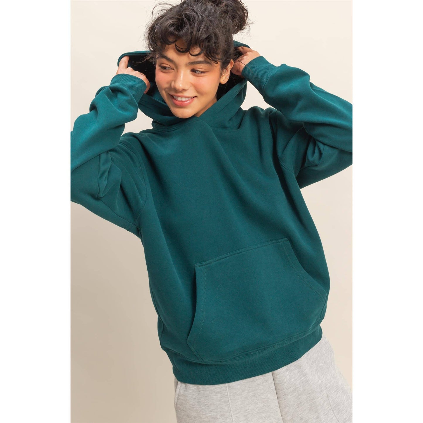 Essential Comfort Hoodie With Kangaroo Pocket