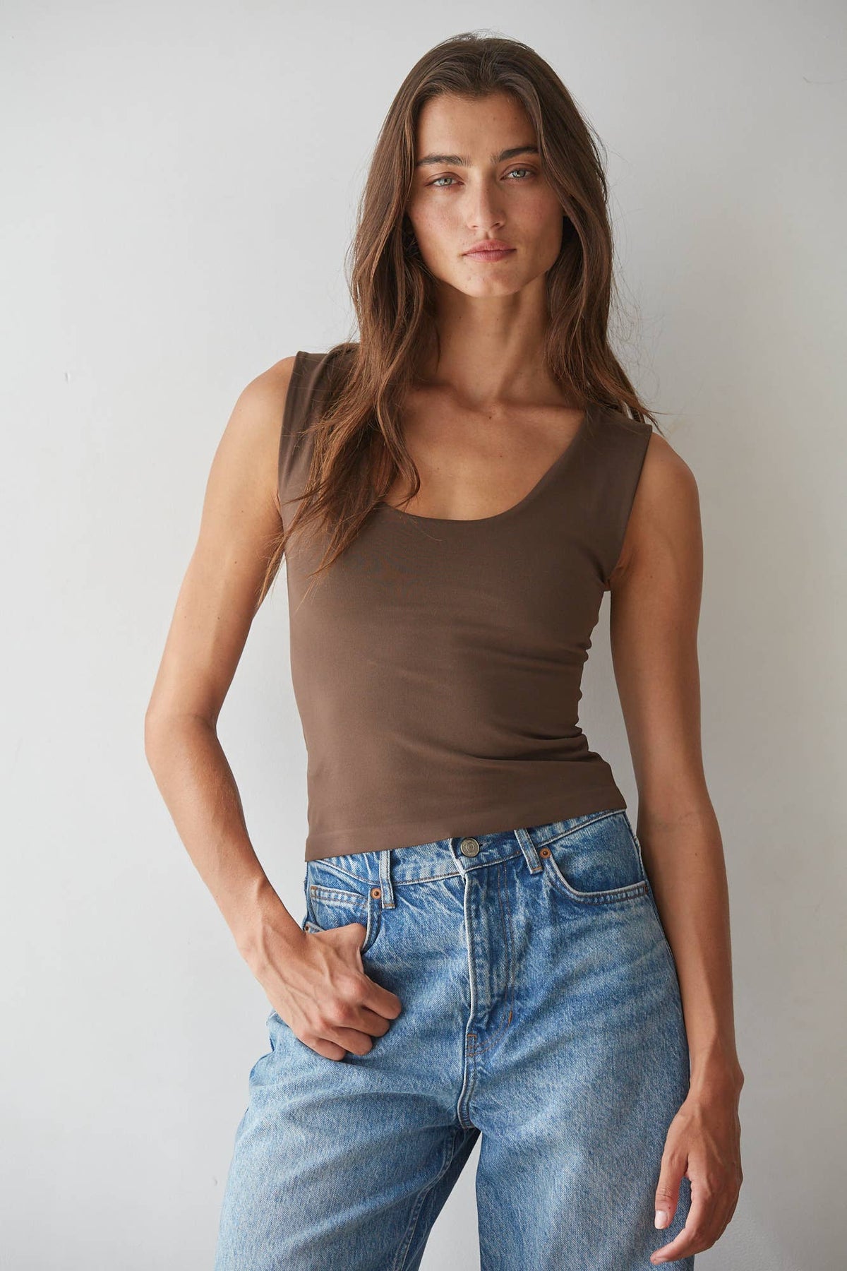 Double Layered Seamless Top