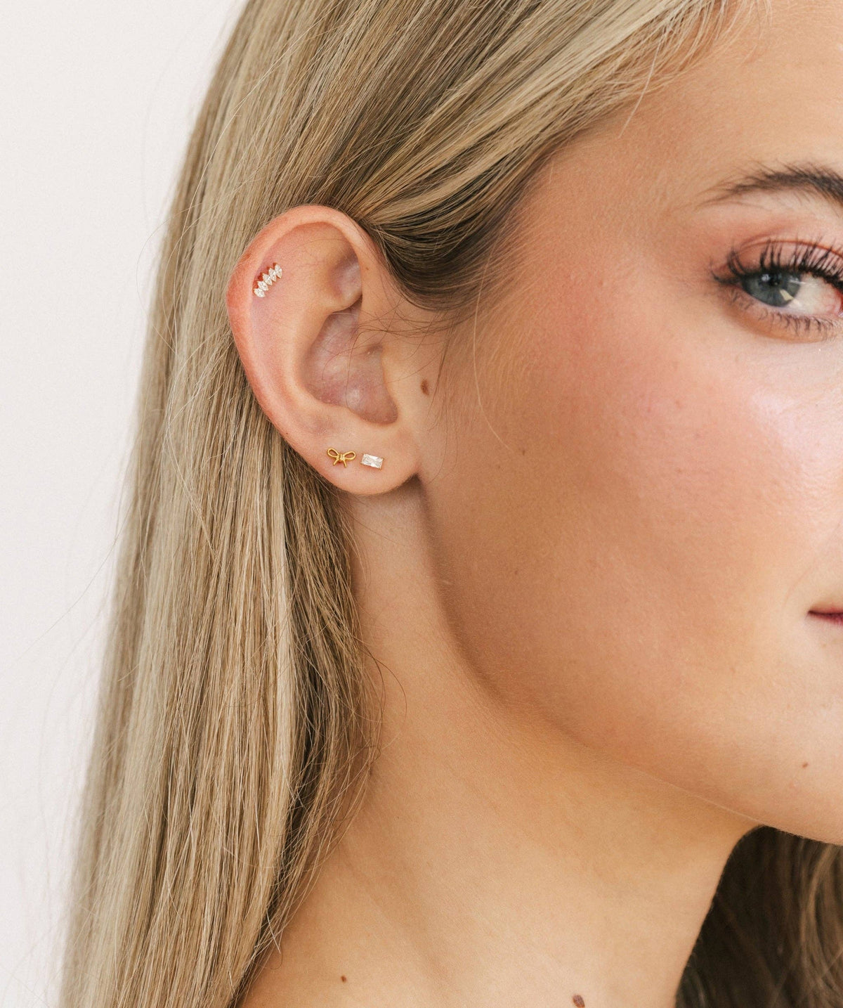 Crown Marquise Flat Back Stud
