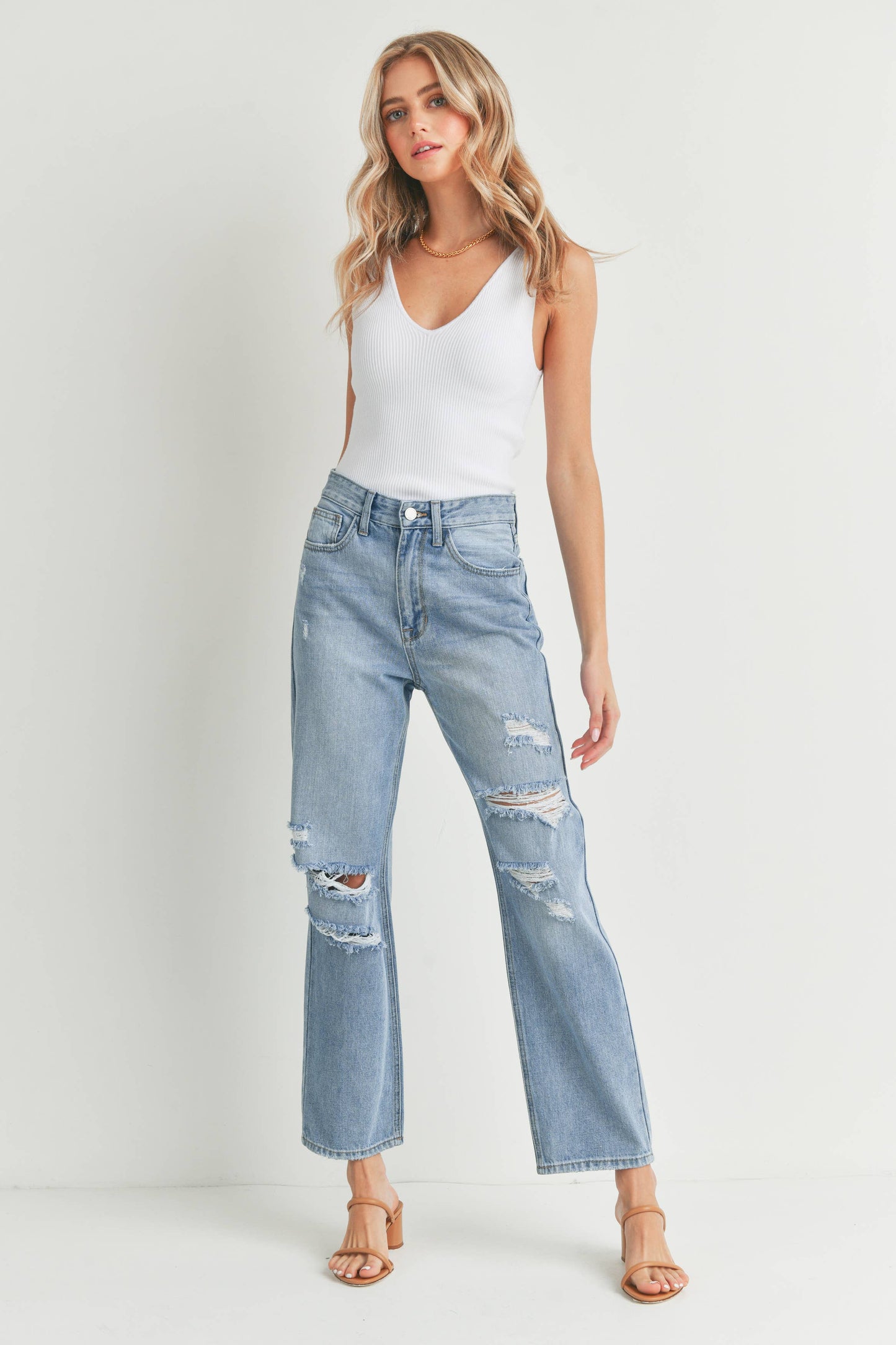 90's Distressed Loose Fit