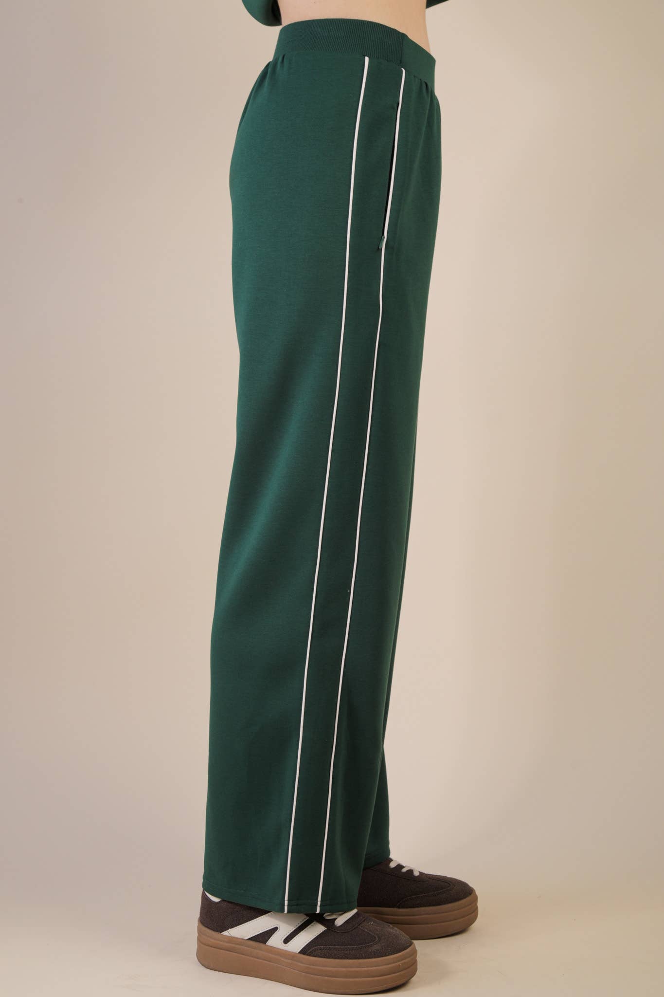 Wide Leg Knit Comfy Casual Sweat Pants