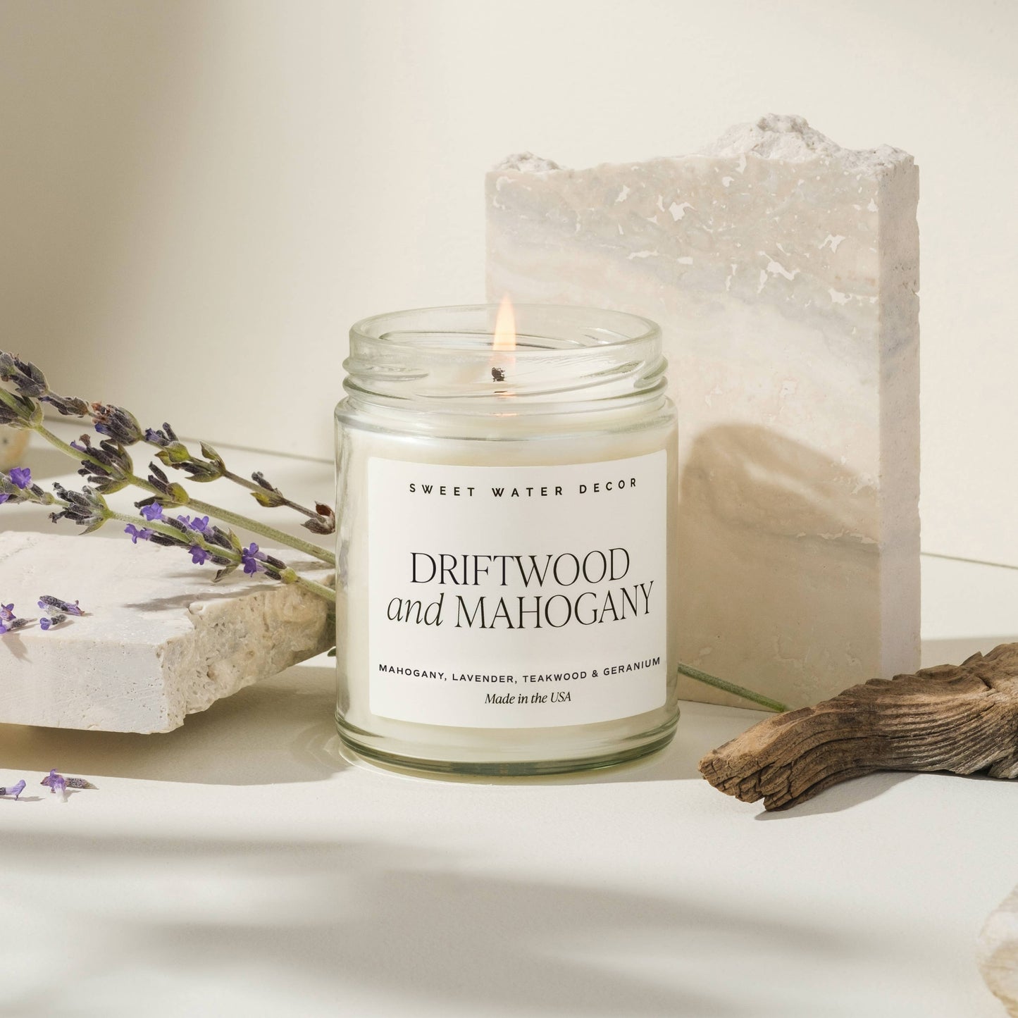 Driftwood and Mahogany Soy Candle