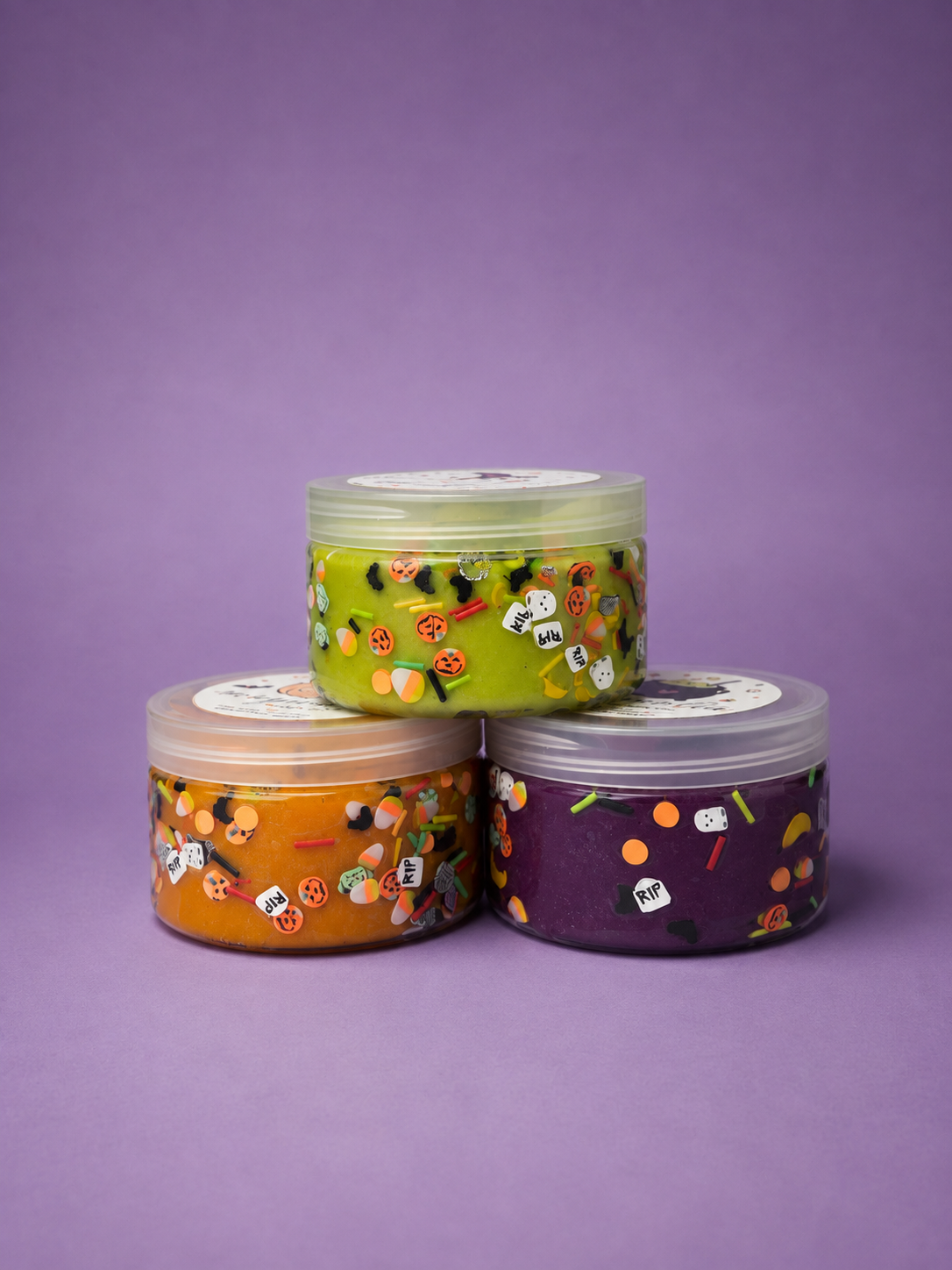 Mini Halloween Sensory Play Dough Jar | Non-Toxic