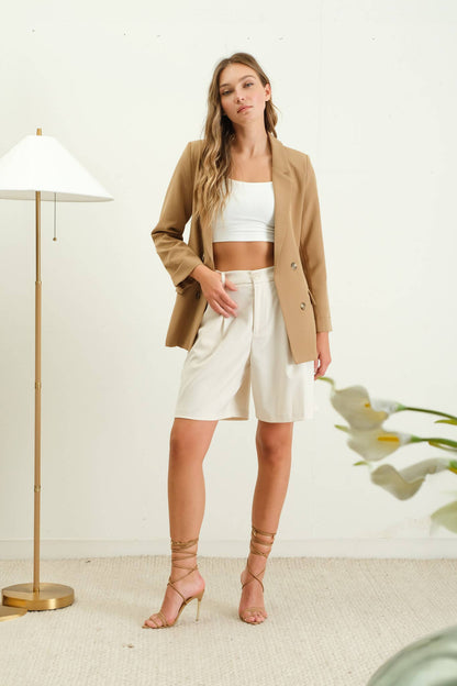 Brandi Folded Sleeve Blazer