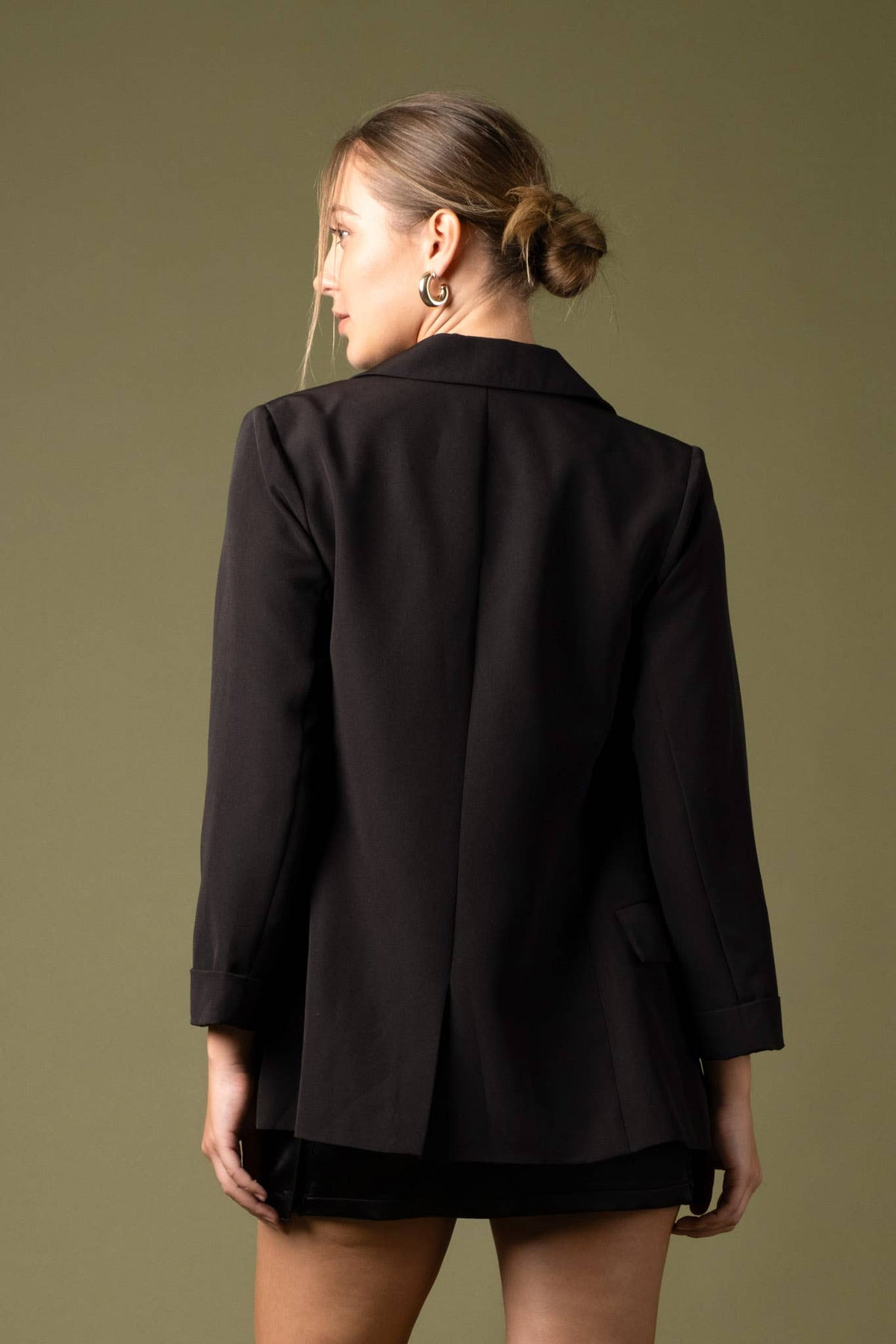 Brandi Folded Sleeve Blazer