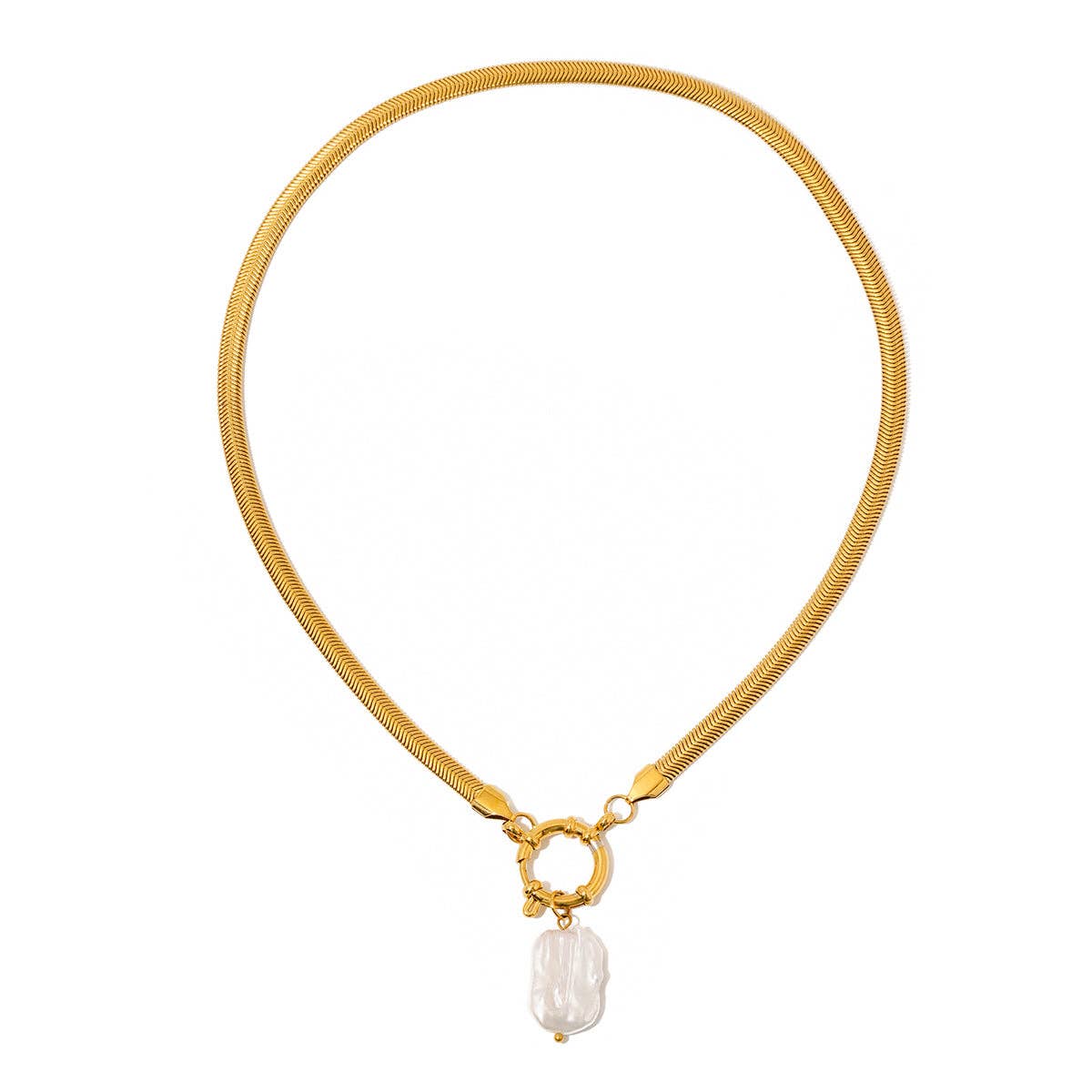 Mother Of Pearl Necklace - WATERPROOF