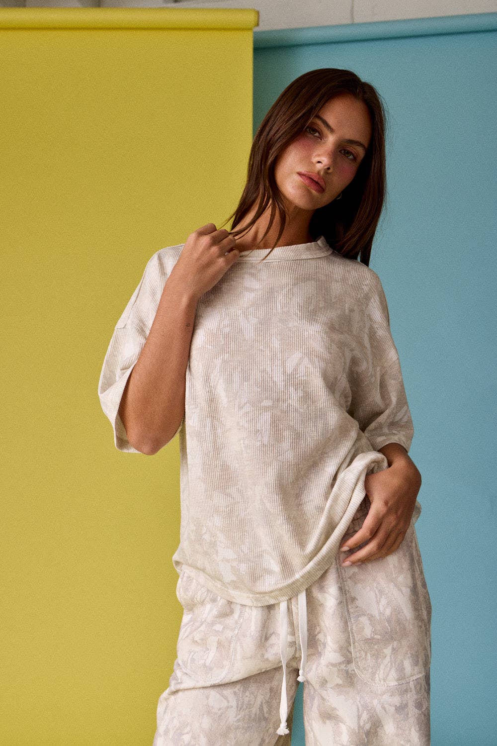 Camp Ribbed Loose Fit Shirt