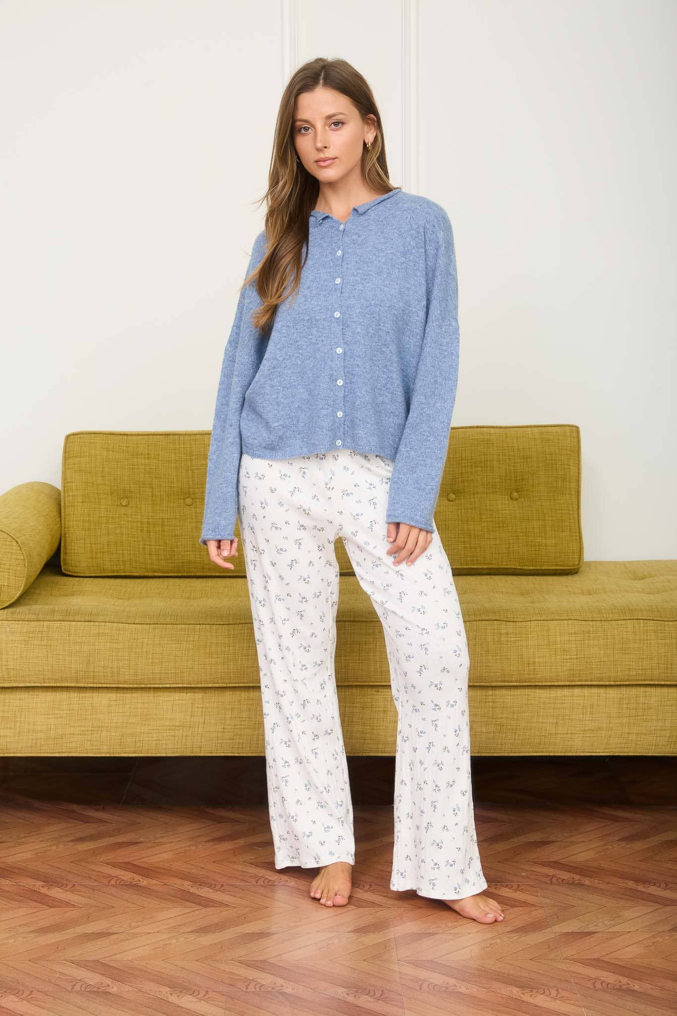 Lightweight  Button Down Knit Cardigan