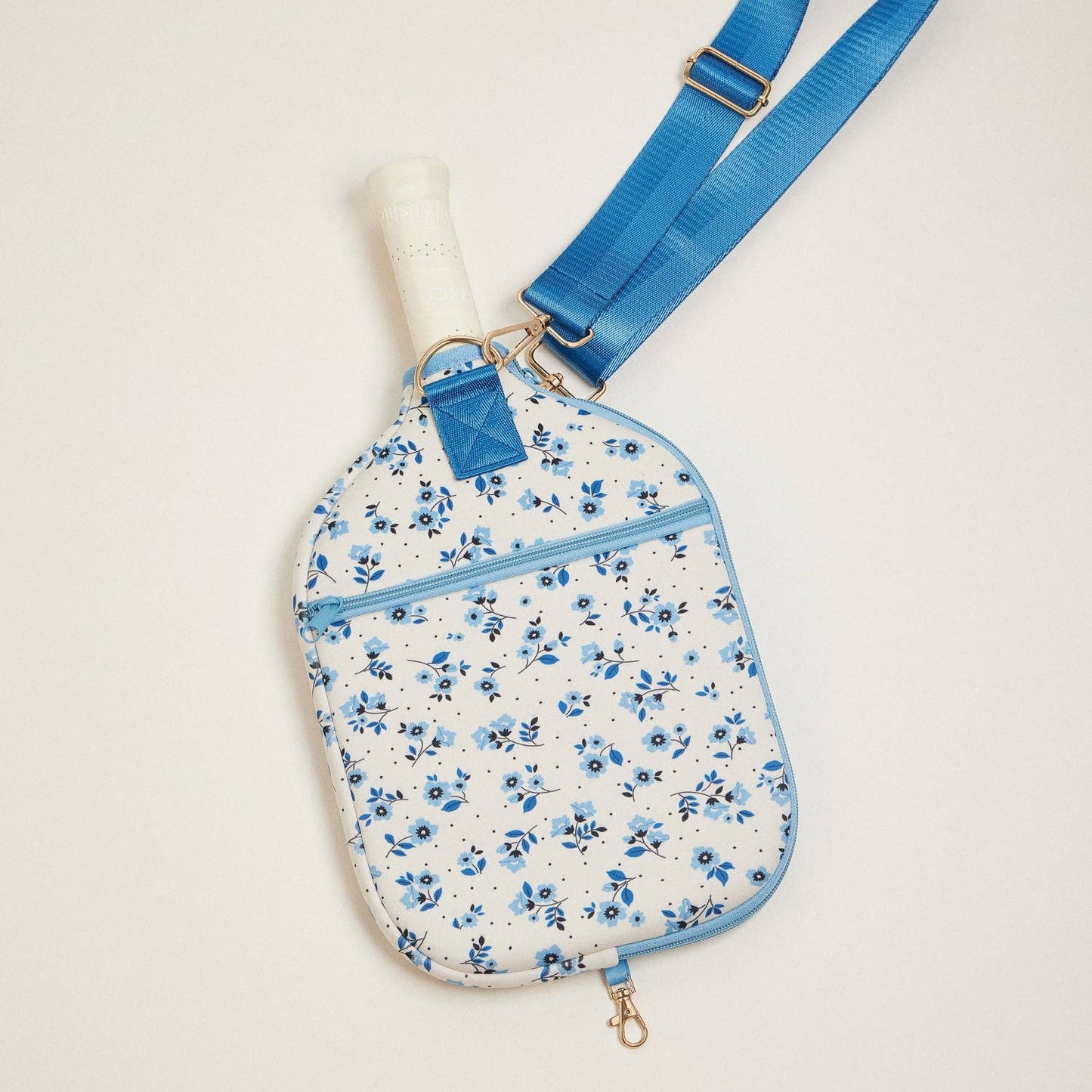 Floral Neoprene Pickleball Paddle Bag