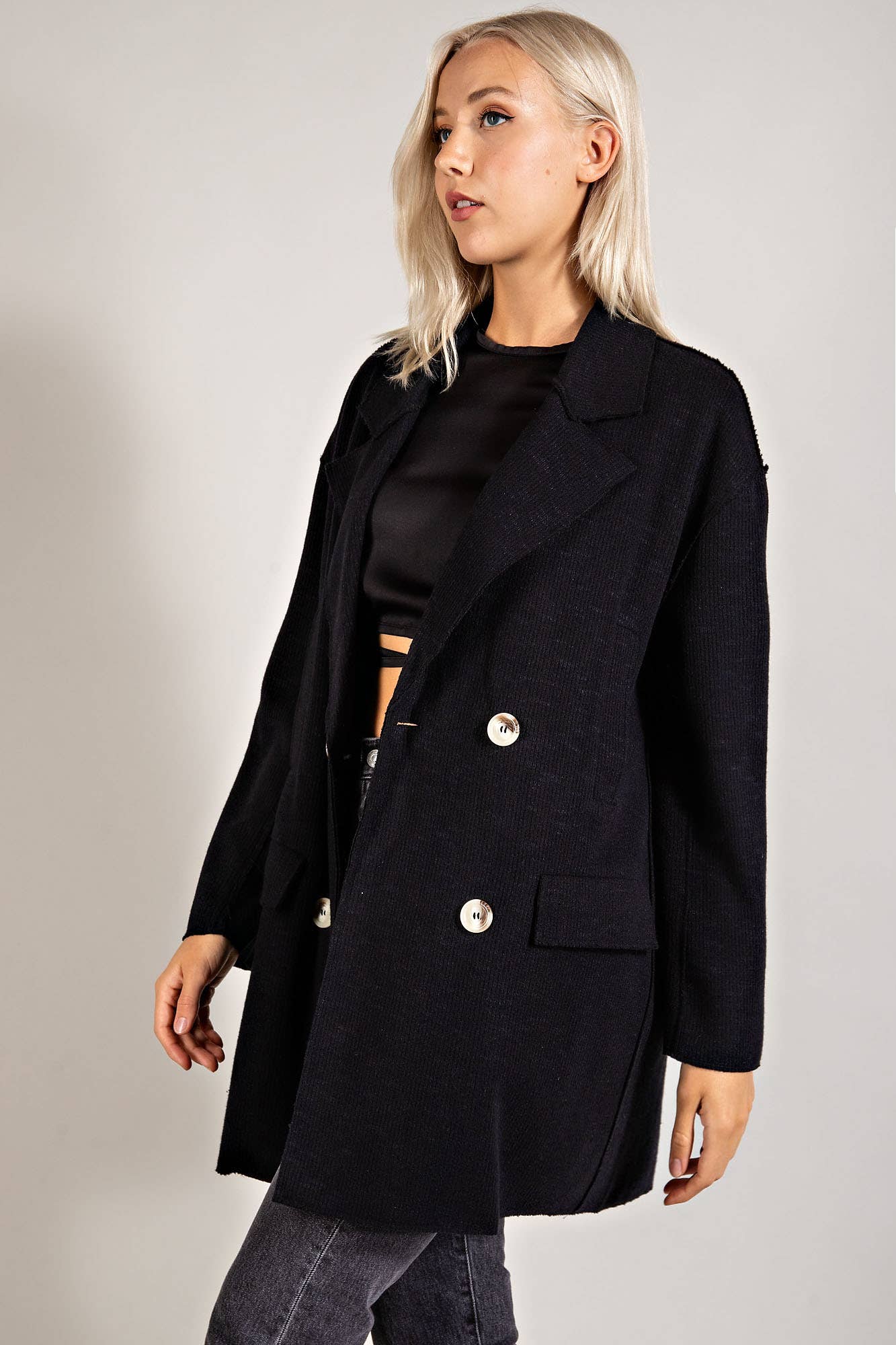 Double Breasted Midi Coat