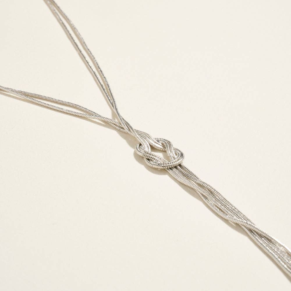Knotted Snake Rope Chain Necklace Jewelry