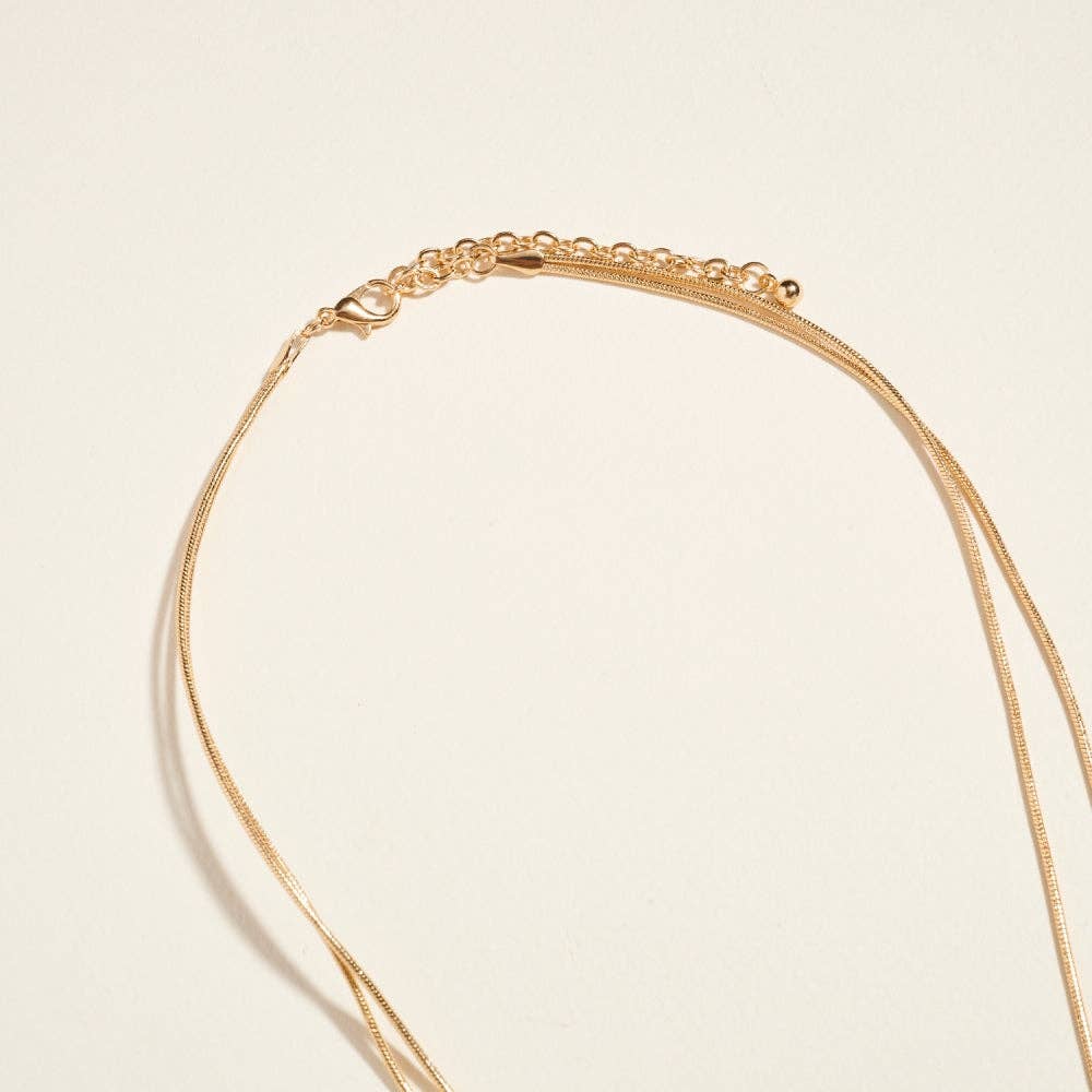 Knotted Snake Rope Chain Necklace Jewelry