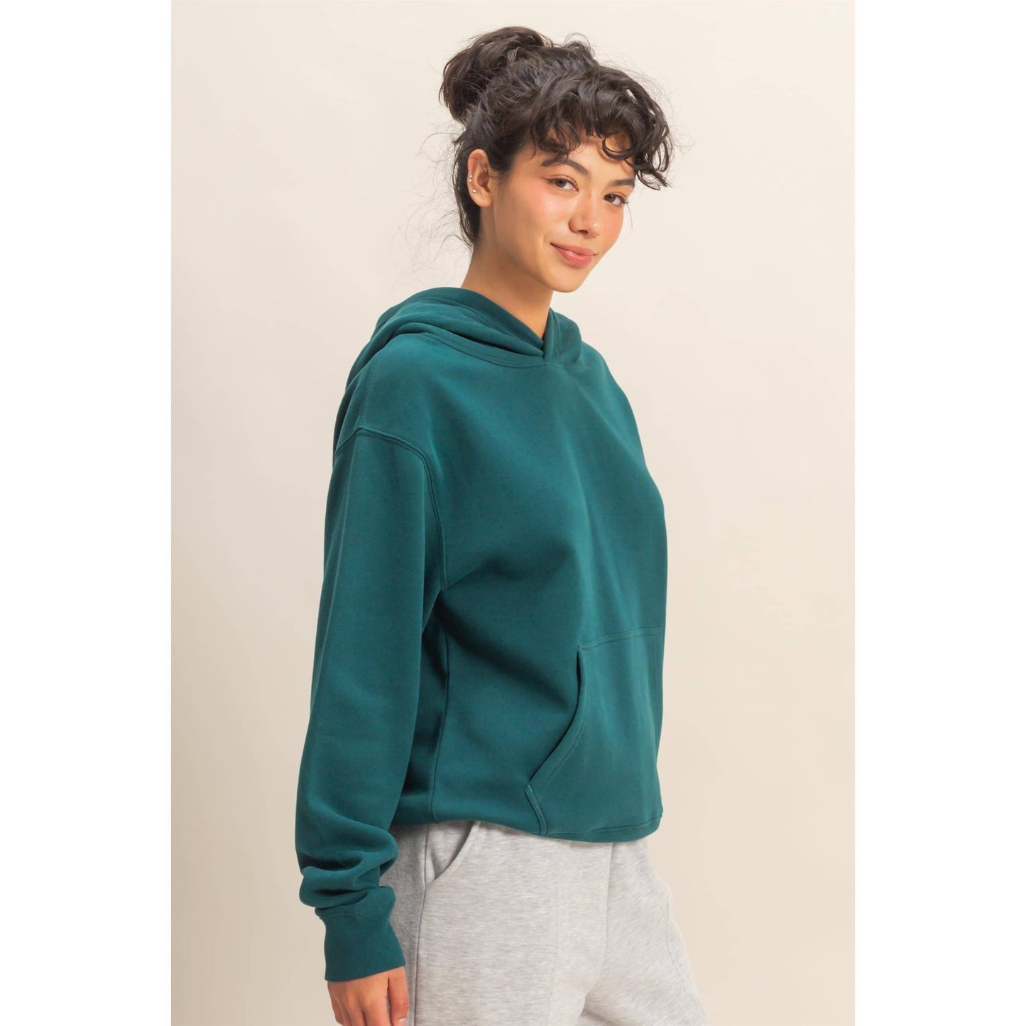 Essential Comfort Hoodie With Kangaroo Pocket