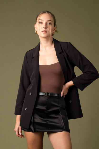 Brandi Folded Sleeve Blazer