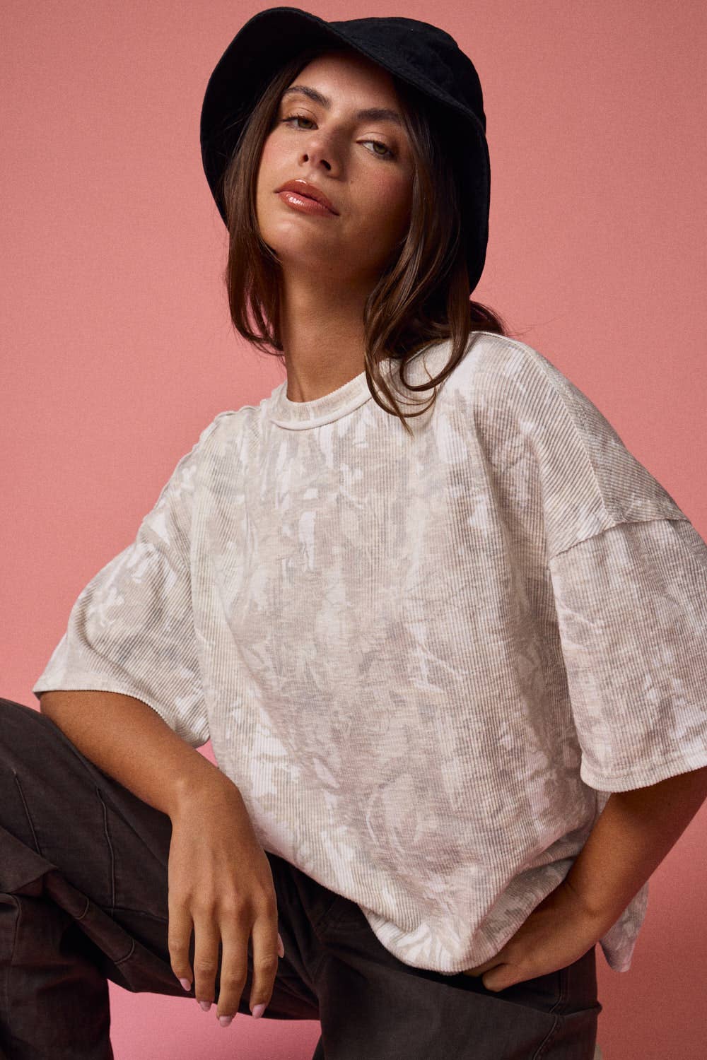 Camp Ribbed Loose Fit Shirt