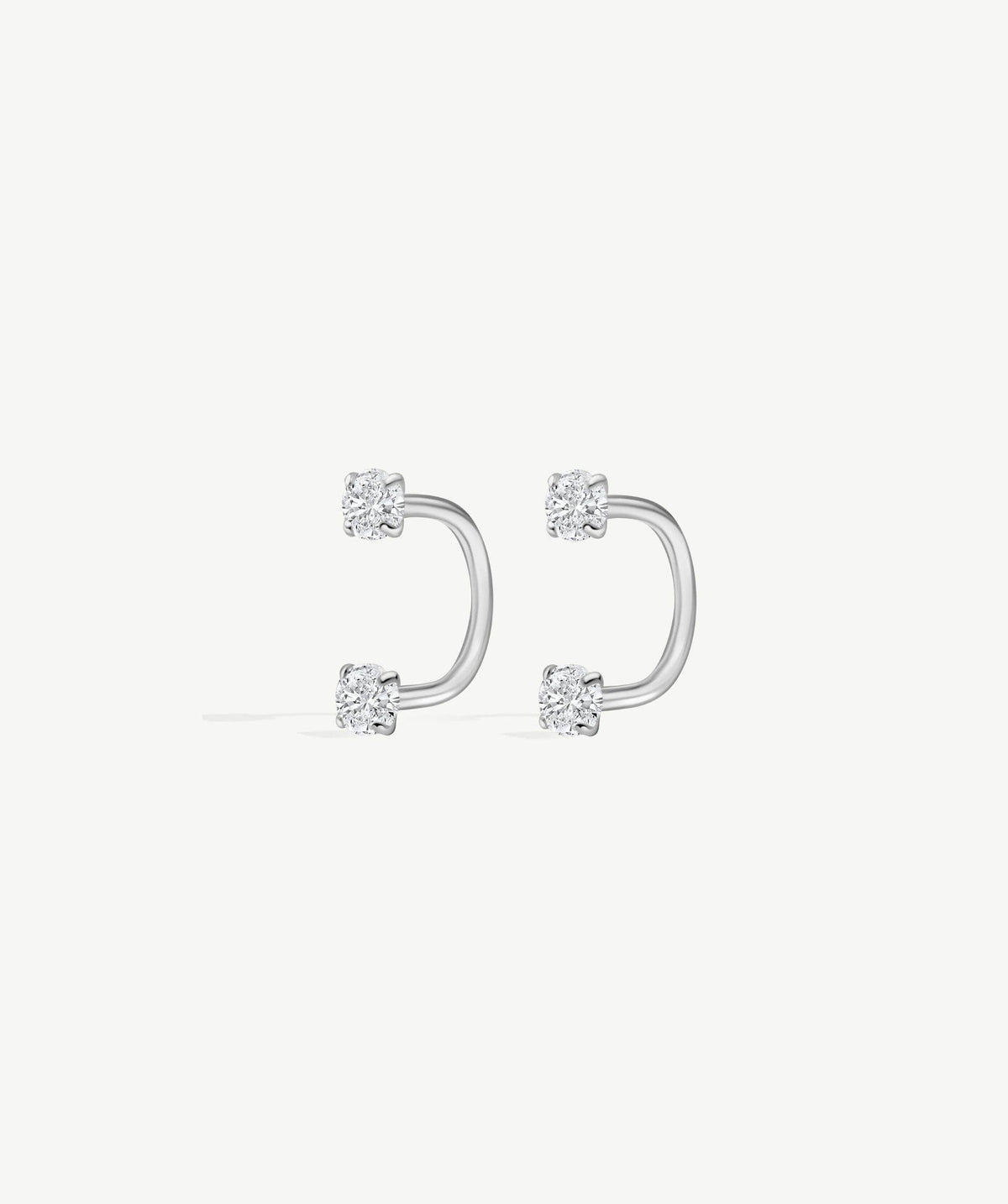 Bold Arc Hoop Earrings