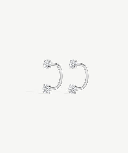 Bold Arc Hoop Earrings