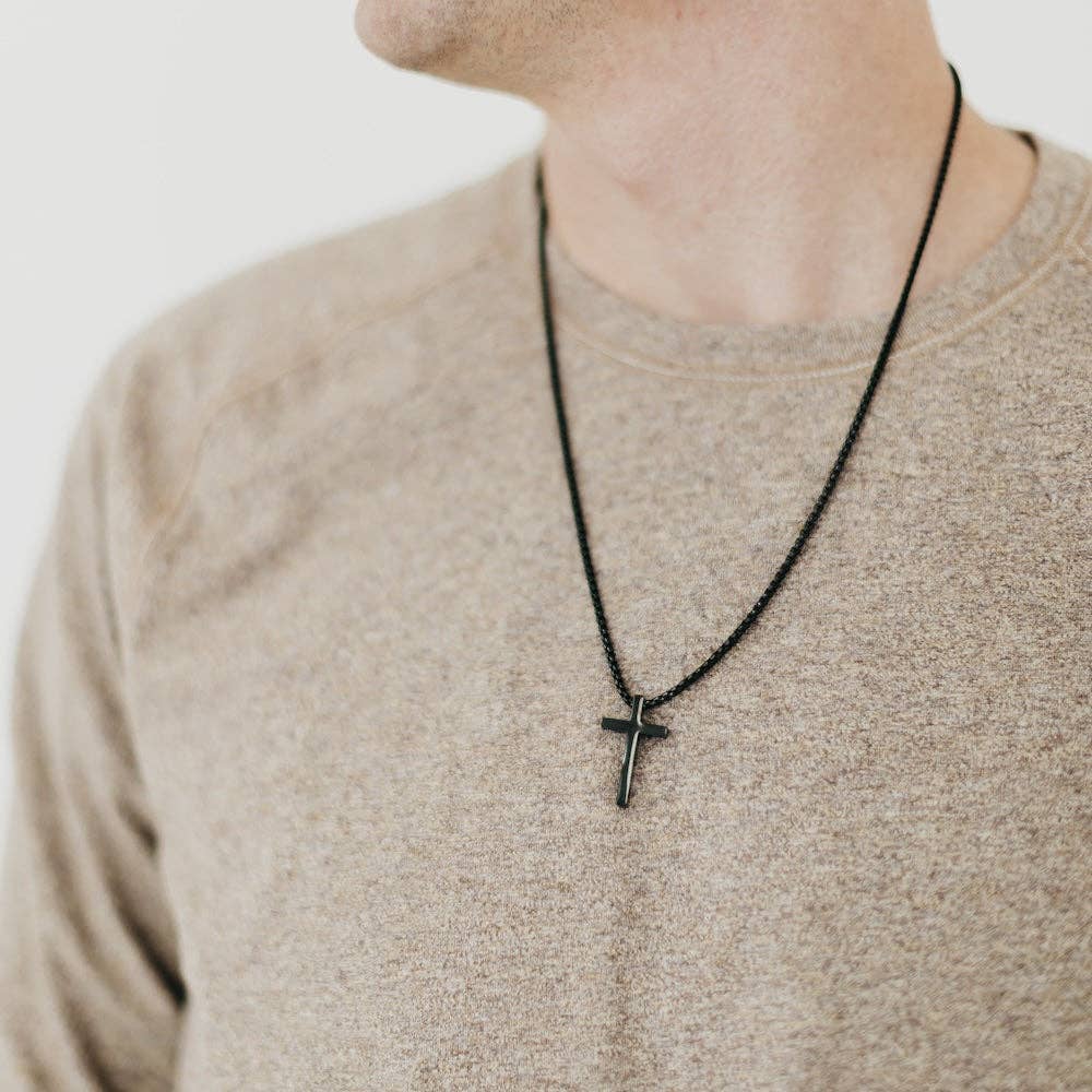 Gio L'uomo Mens Cross Necklace