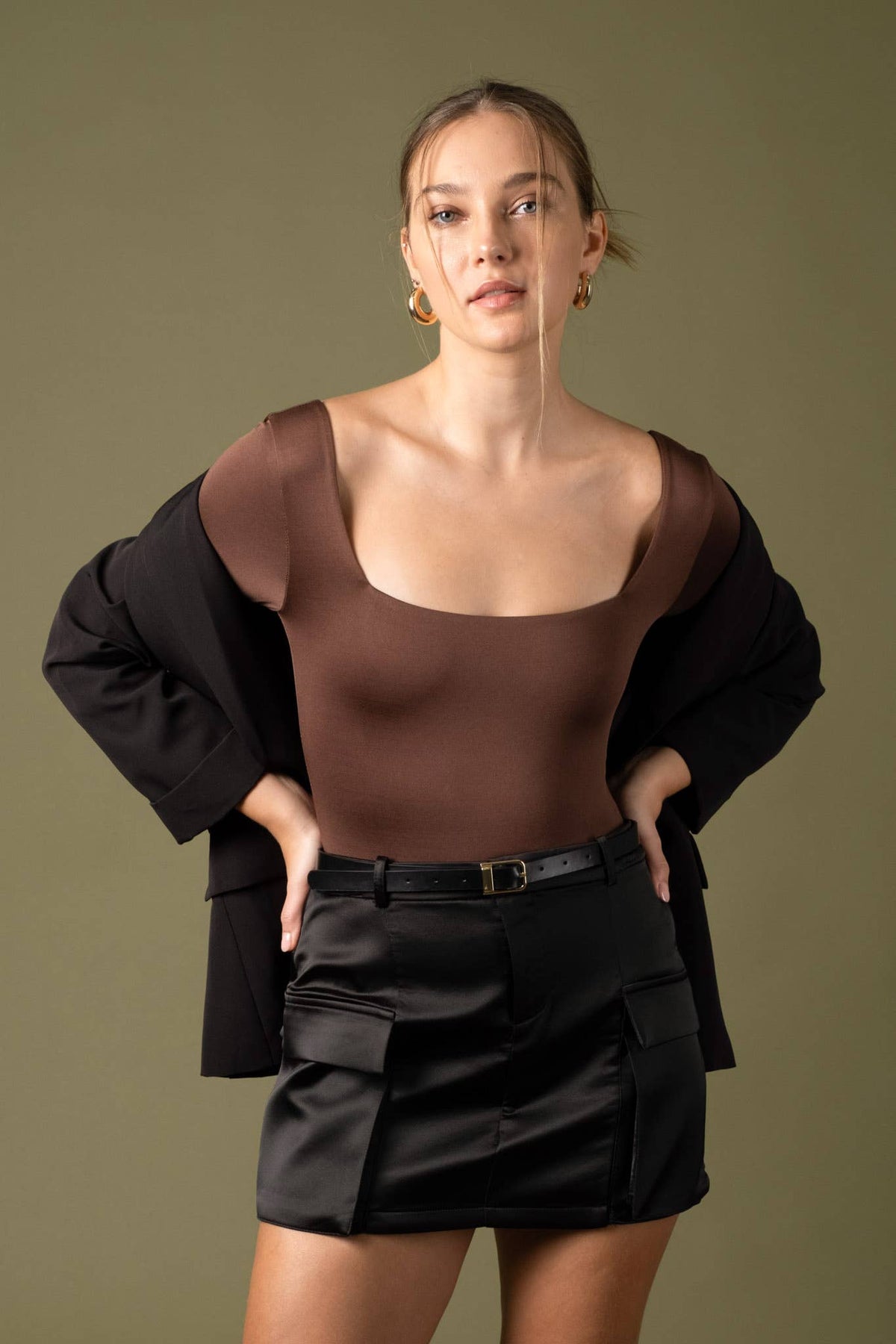 Brandi Folded Sleeve Blazer