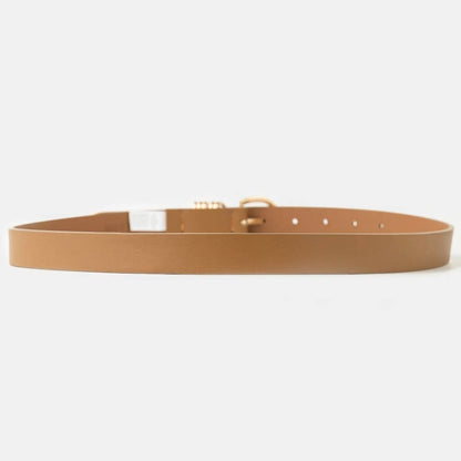Multi Ring Leather Belt