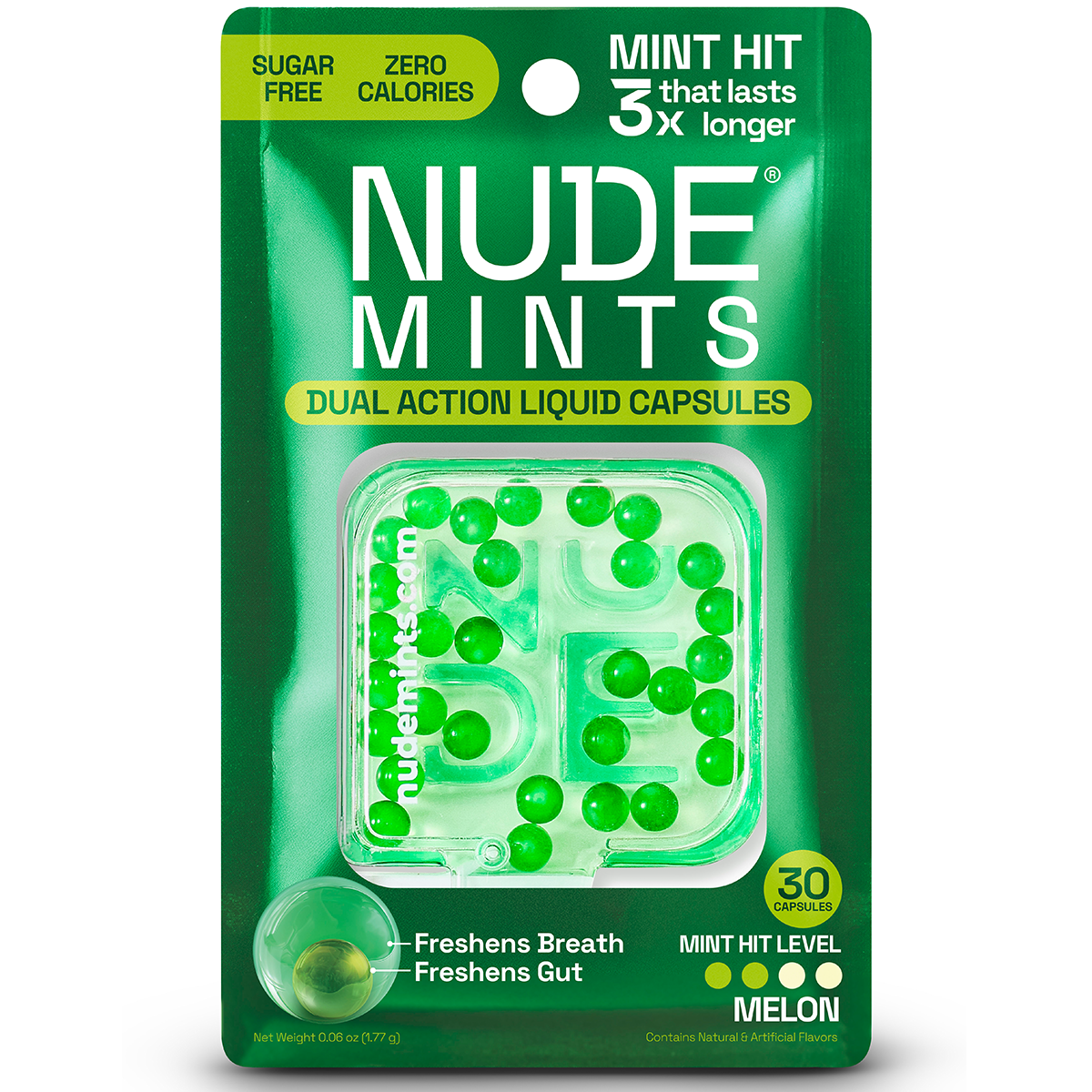 NUDE Mints, Breath + Gut Mints for Gut Health