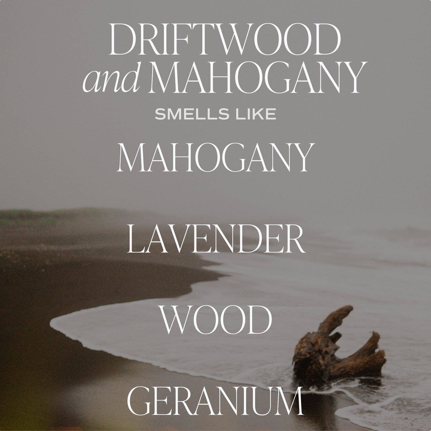 Driftwood and Mahogany Soy Candle