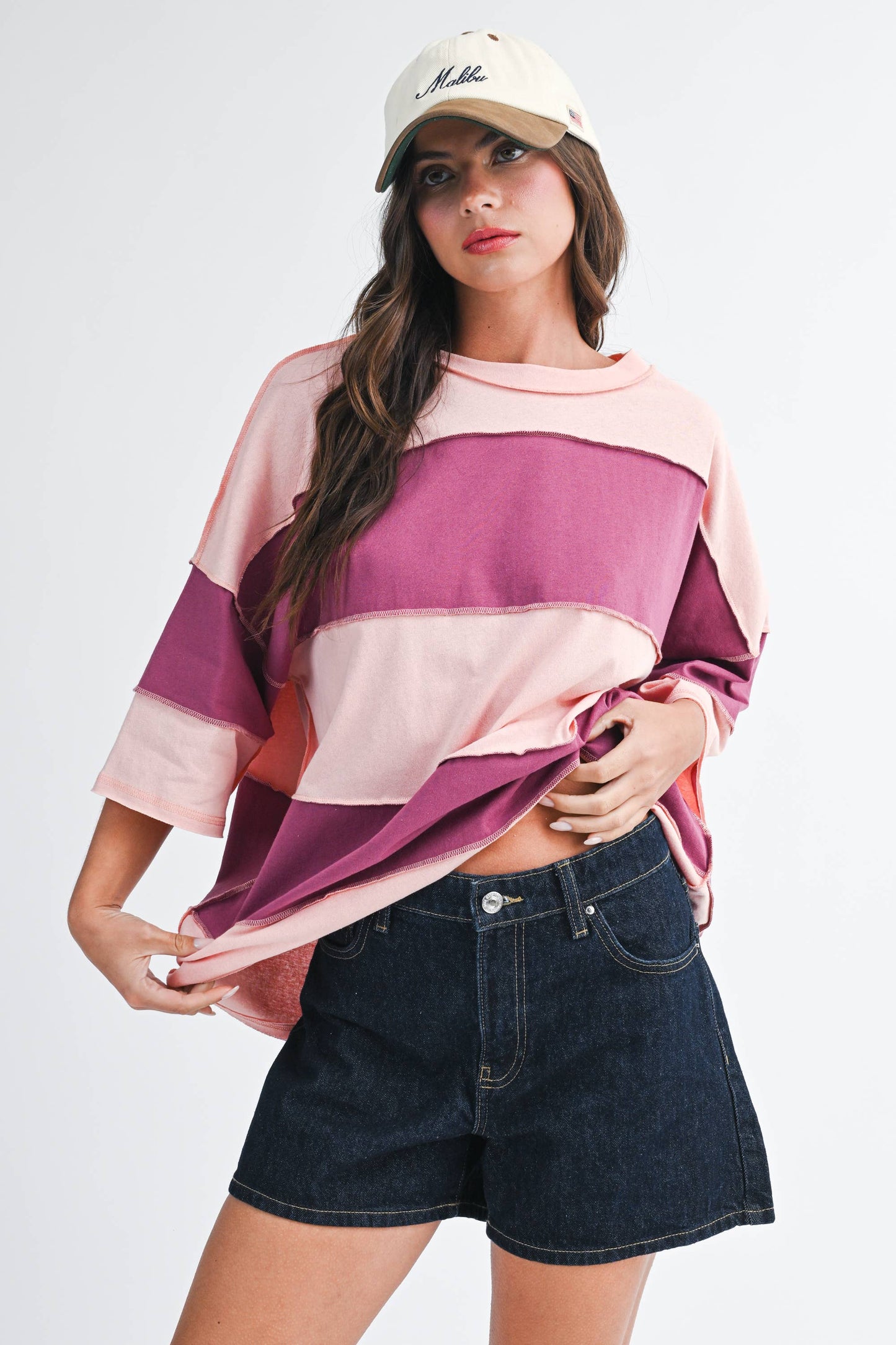 Polly Color Block Top