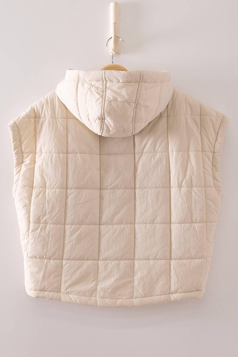 Quilted Hooded Puffer Vest