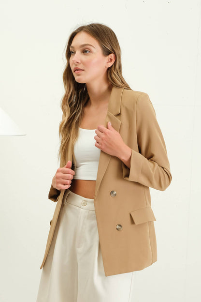 Brandi Folded Sleeve Blazer